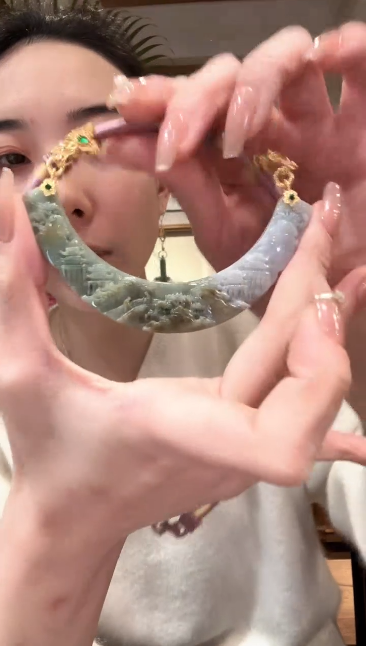 【闪购商品】翡翠颈饰未镶嵌国风