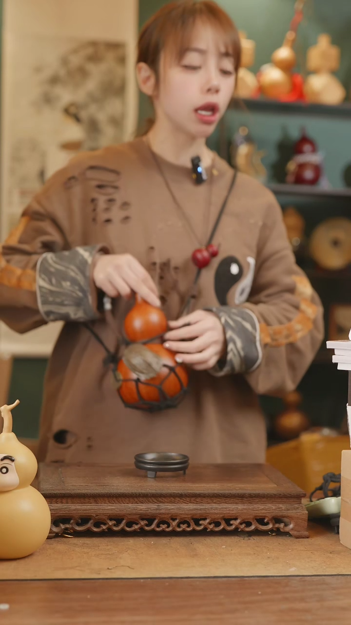 【闪购商品】325号精品天然大漆工艺防渗内胆酒葫芦~