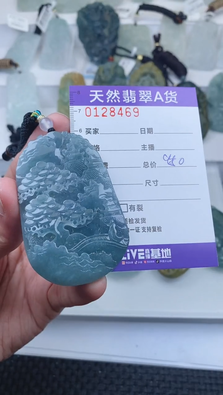 【闪购商品】翡翠颈饰未镶嵌        469