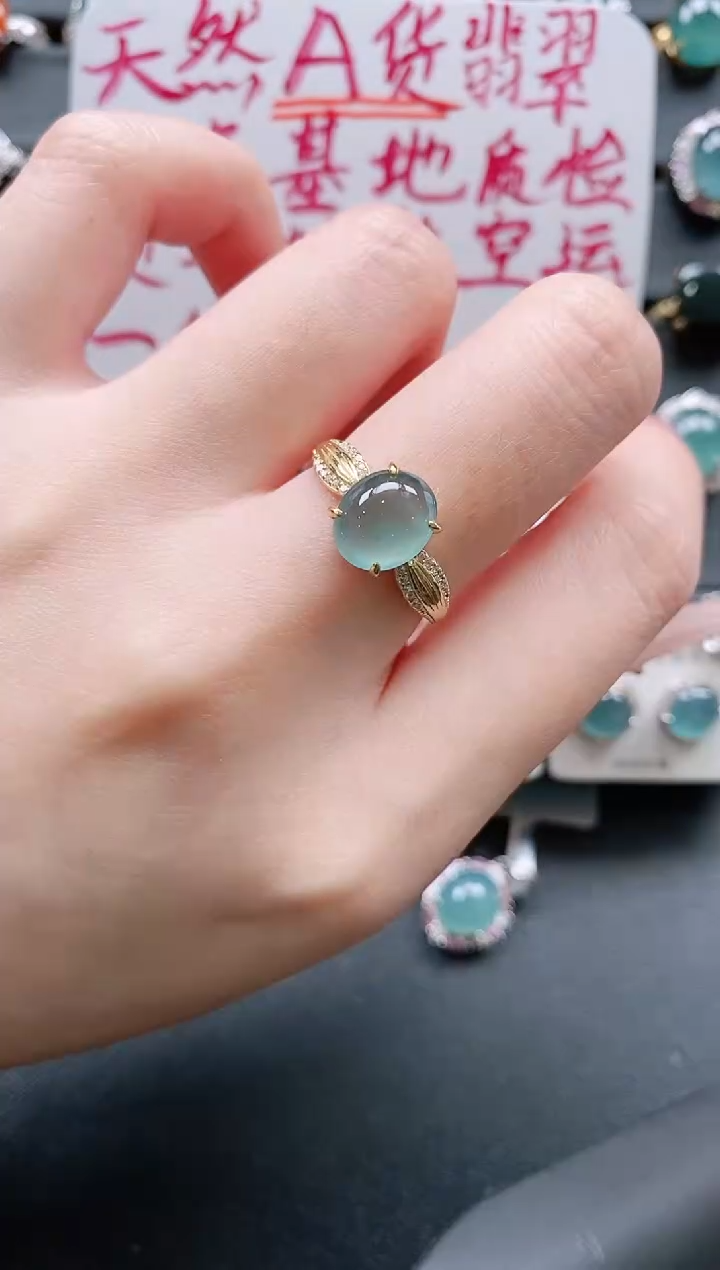 【闪购商品】翡翠戒指银S925镶嵌11111111