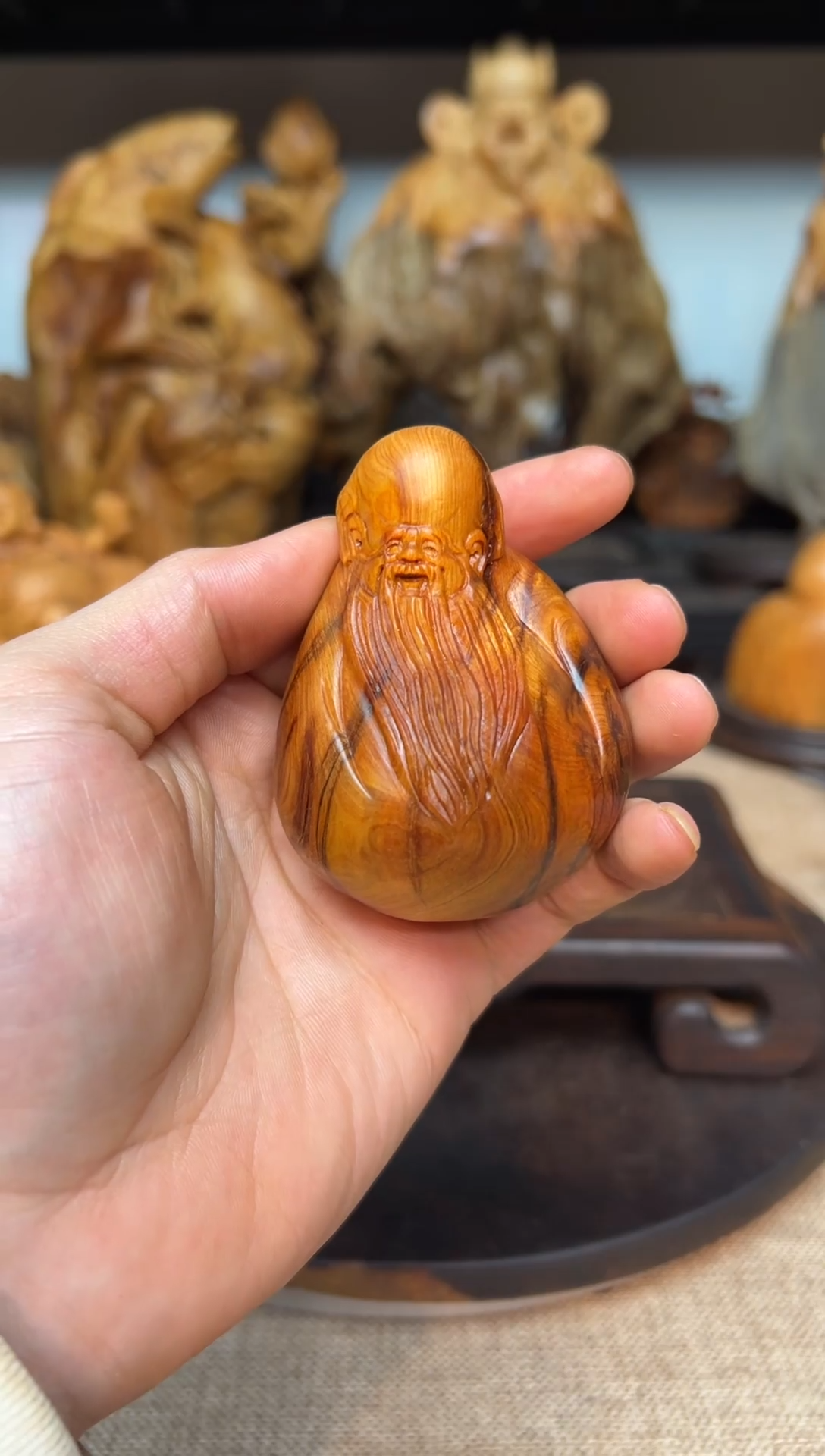 柏木（崖柏）崖柏雕刻件