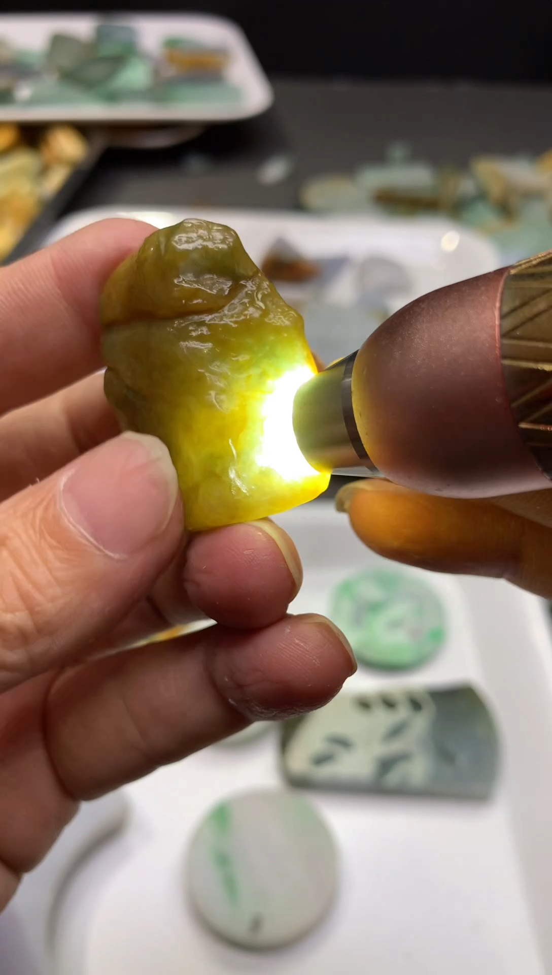 【闪购商品】翡翠颈饰未镶嵌天然翡翠A货