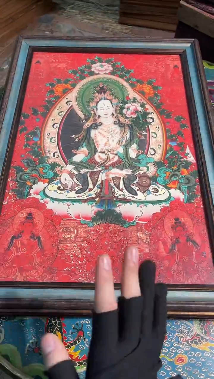 卷轴画路路的唐卡tk160