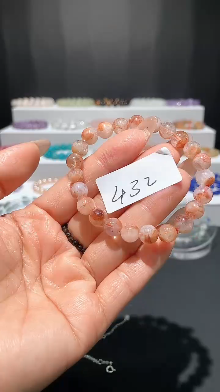 烟晶手链银S925镶嵌喜欢拍