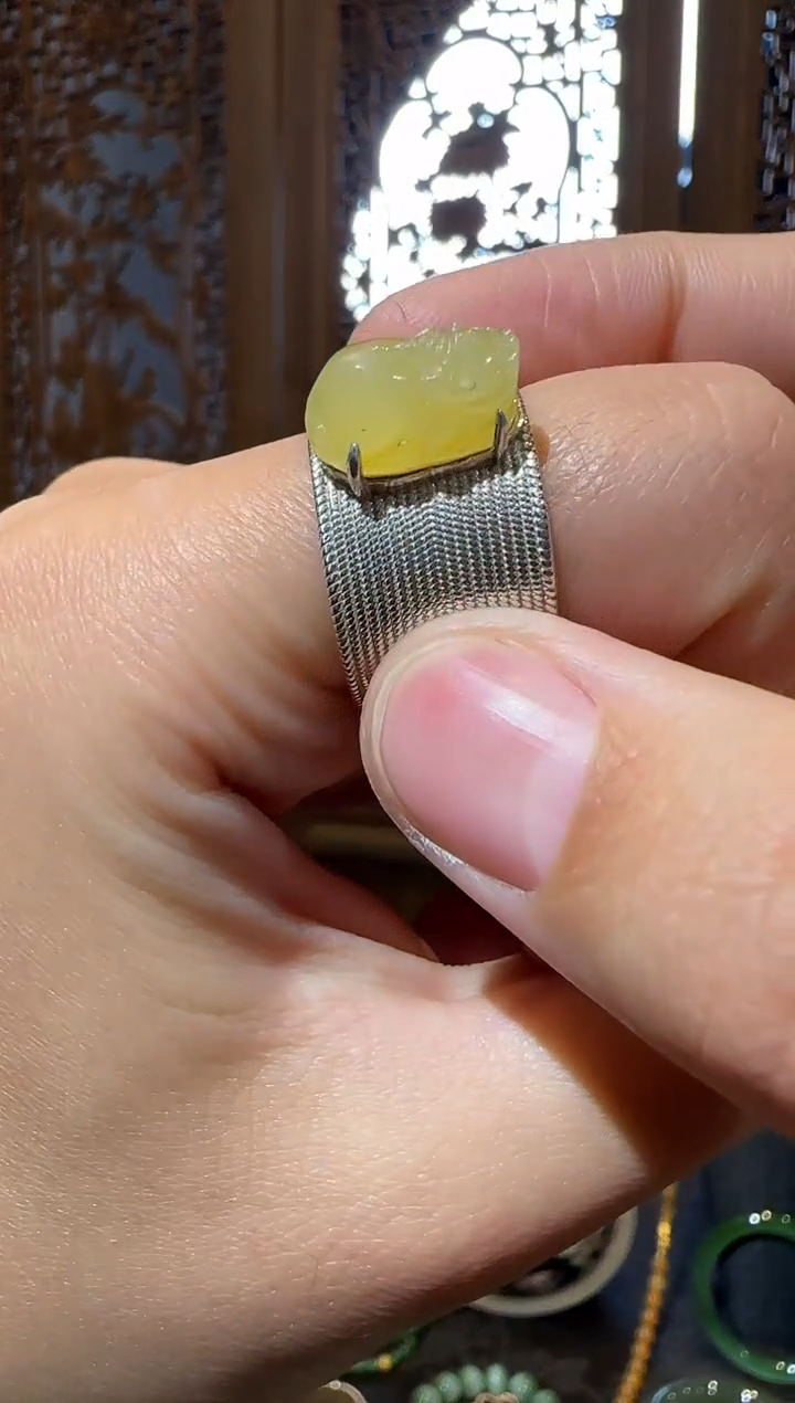 【闪购商品】和田玉戒指未镶嵌1