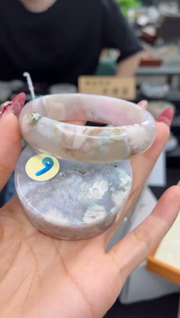 【闪购商品】石英质玉手镯未镶嵌58圈口（赠品镯心）3656251