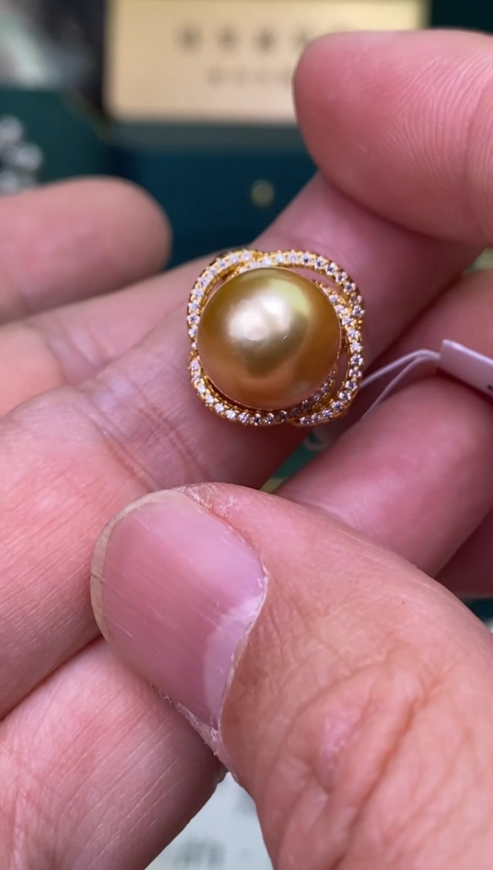 【闪购商品】海水珍珠戒指银S925镶嵌1