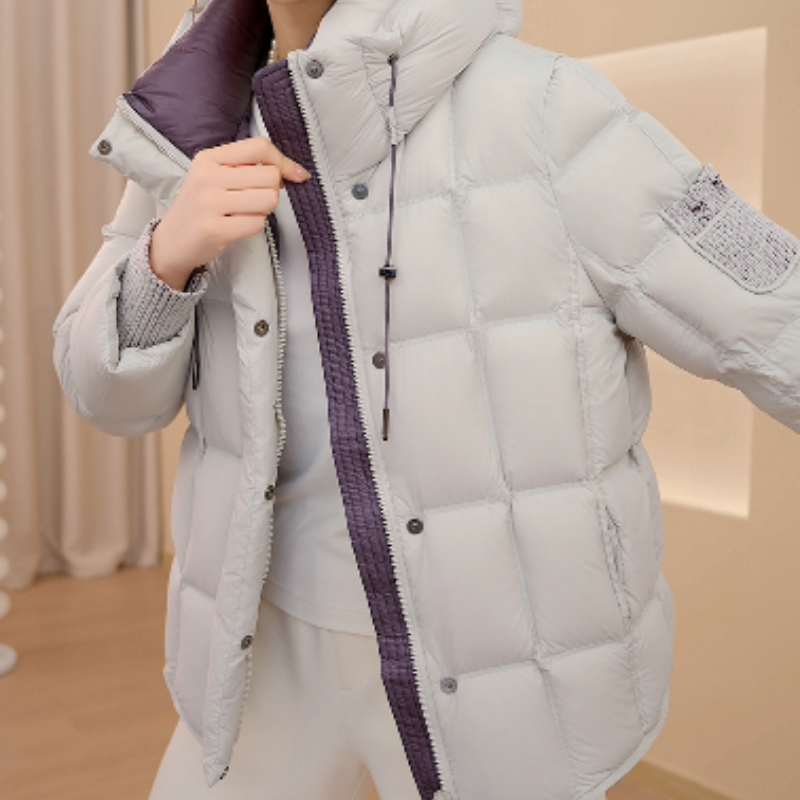 【高品质】2025年新款时尚气质显瘦保暖羽绒服外套 152 pp