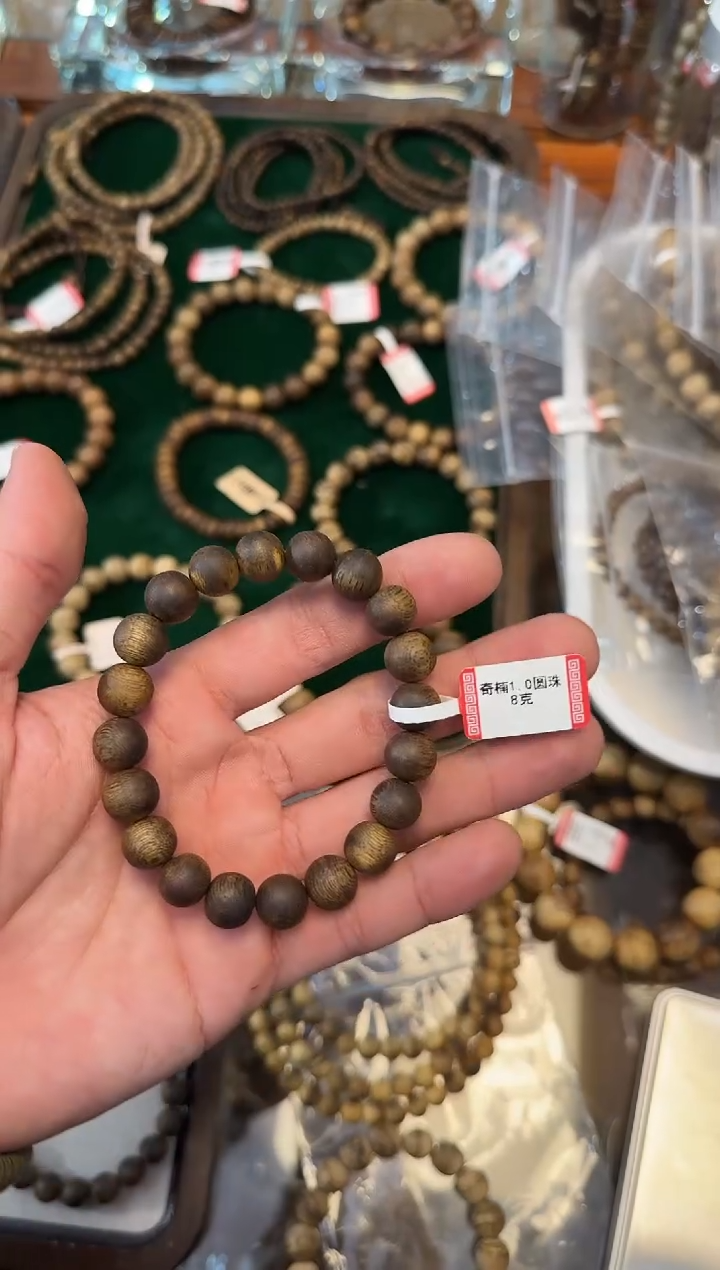 【闪购商品】沉香手串 绿棋圆珠多样性发一沉香