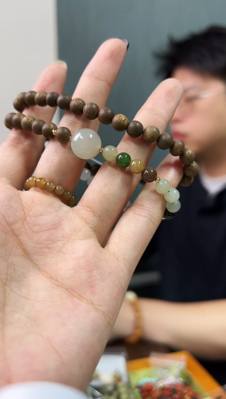 泥塑沉沉多宝双圈