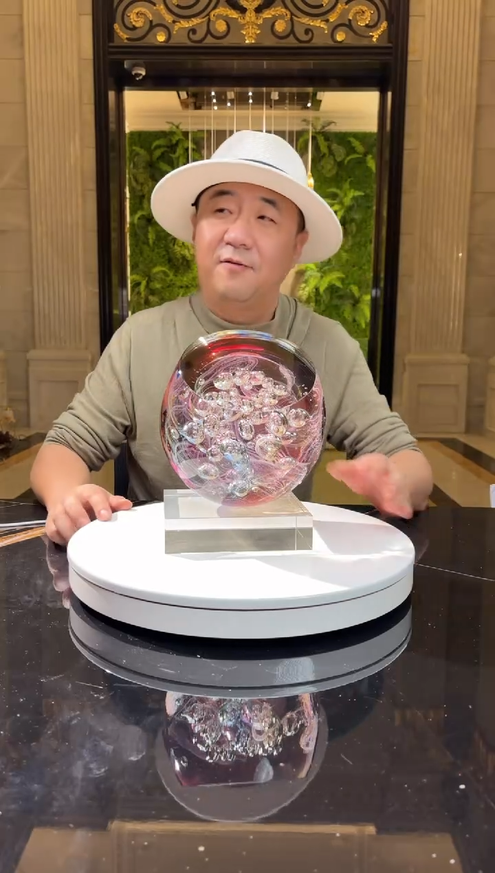 【闪购商品】茶宠AJ05395繁花+14*16透底座