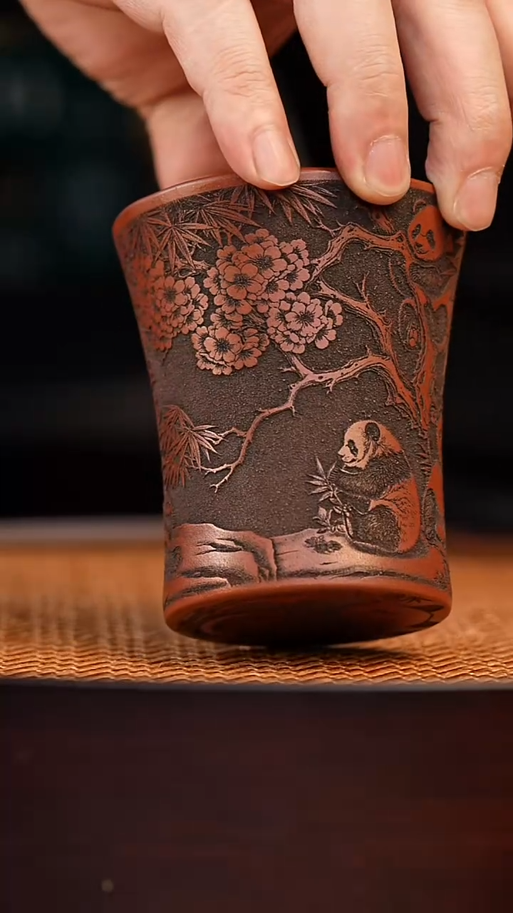 宜兴全手工紫砂杯