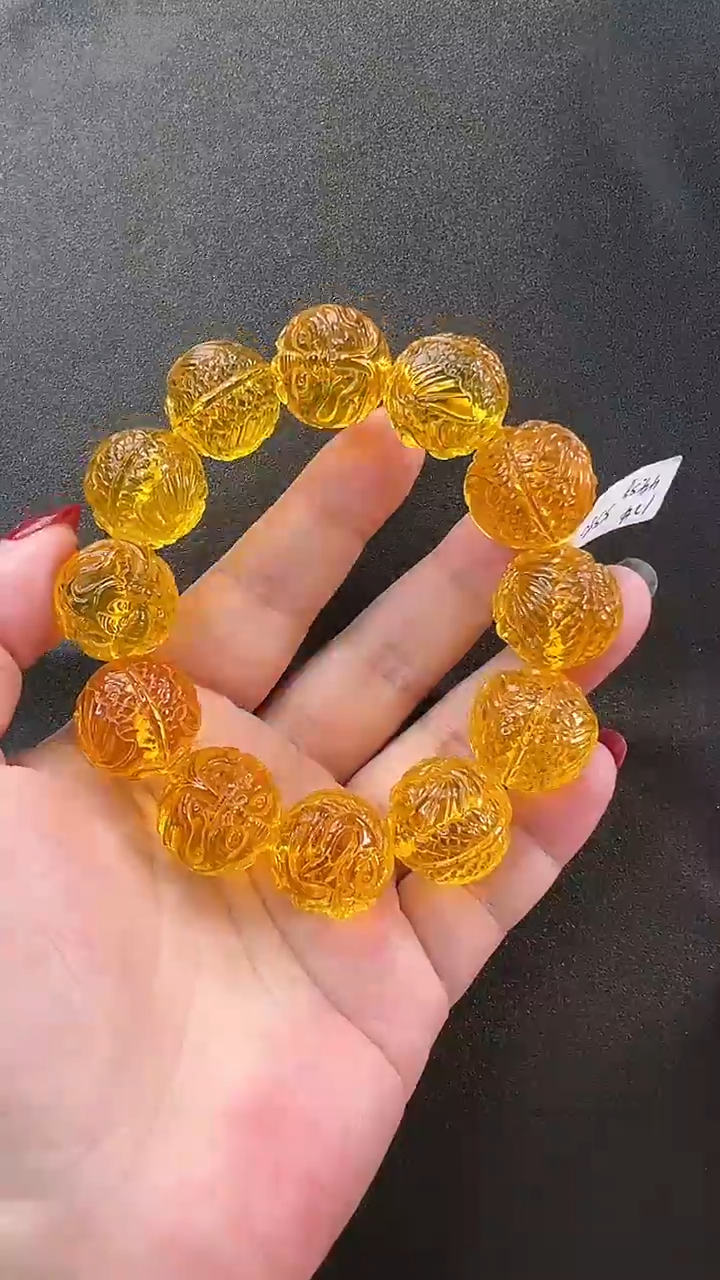 【闪购商品】琥珀手链未镶嵌手串