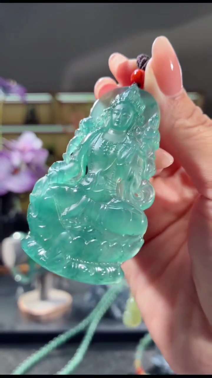 吊坠(不含链)未镶嵌翡翠度母