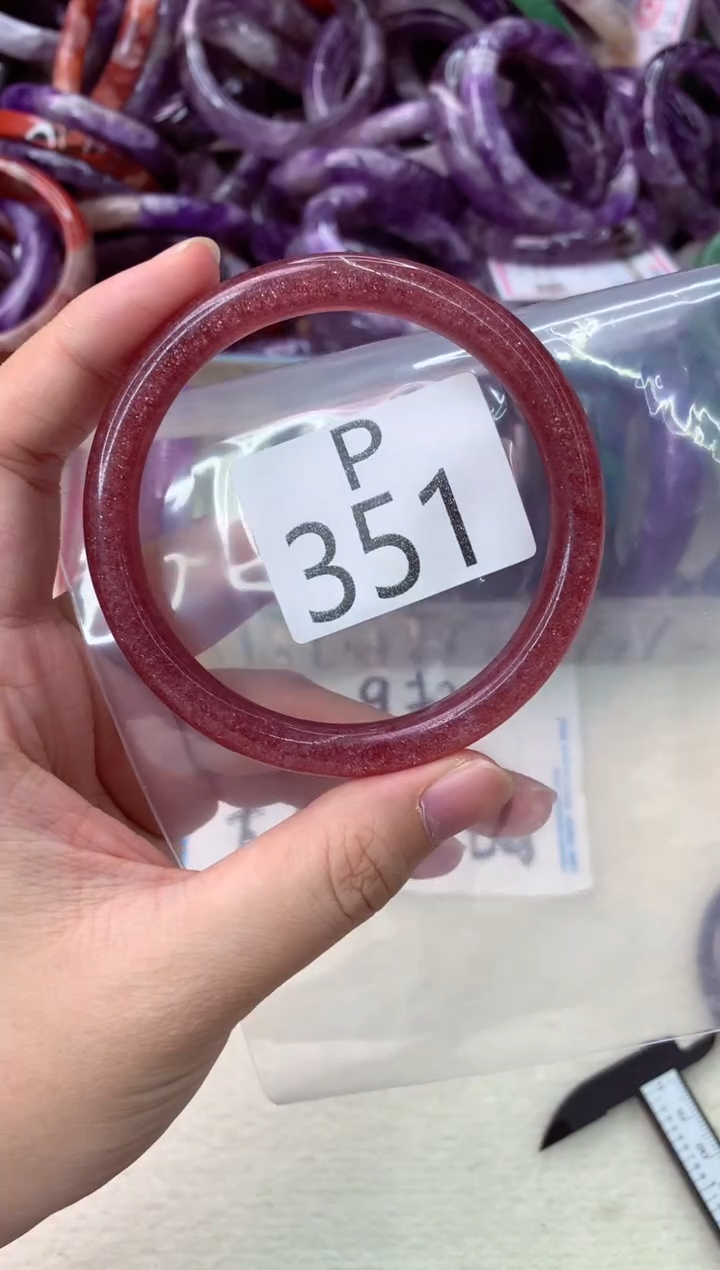 未镶嵌手镯水晶P351-60