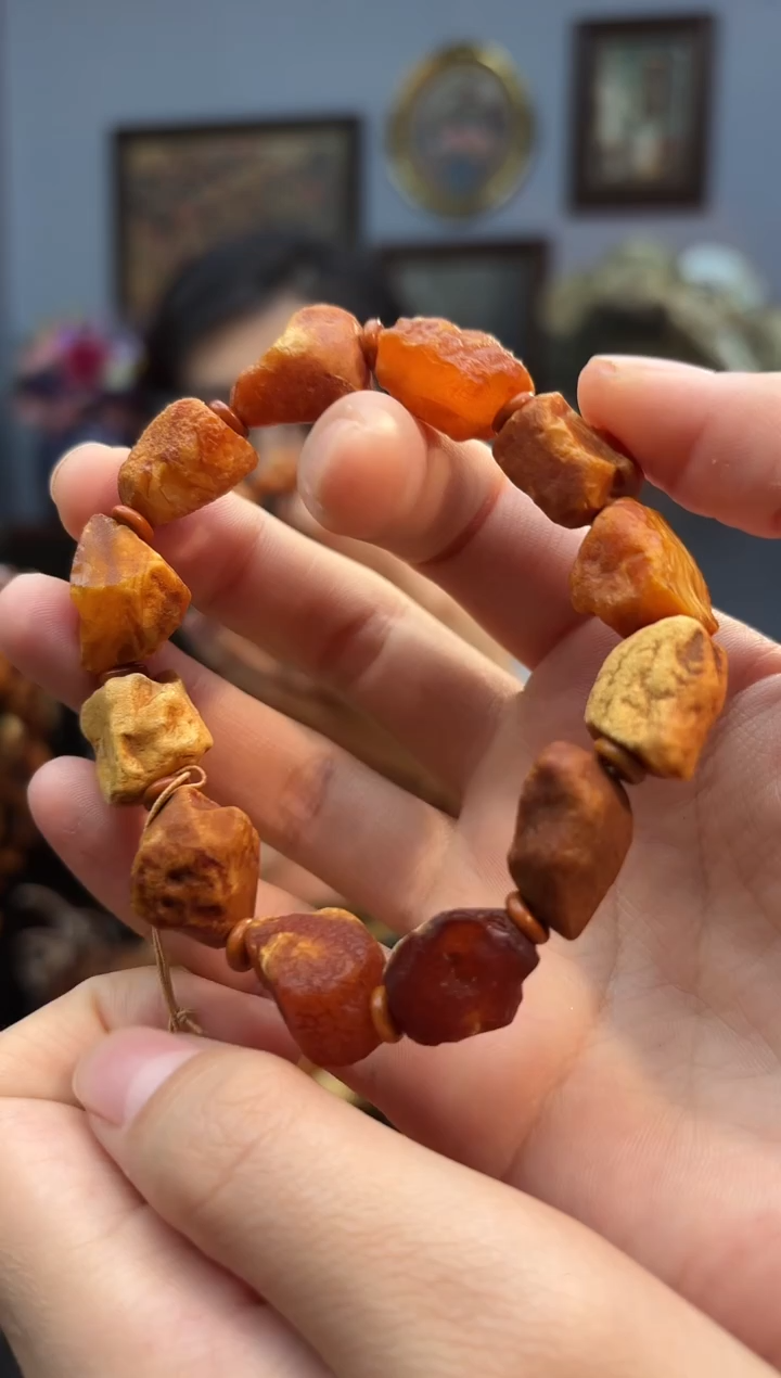 手串琥珀未镶嵌手串
