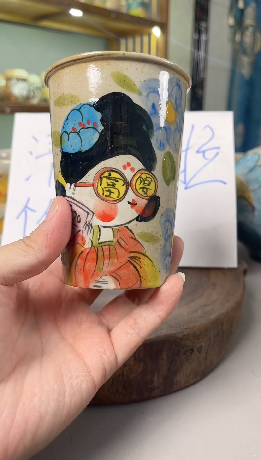 【闪购商品】瓷片景德镇手绘高温釉下彩