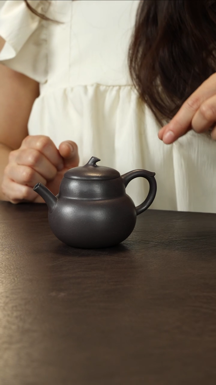 茶壶紫砂胡琪天青泥葫芦壶150cc