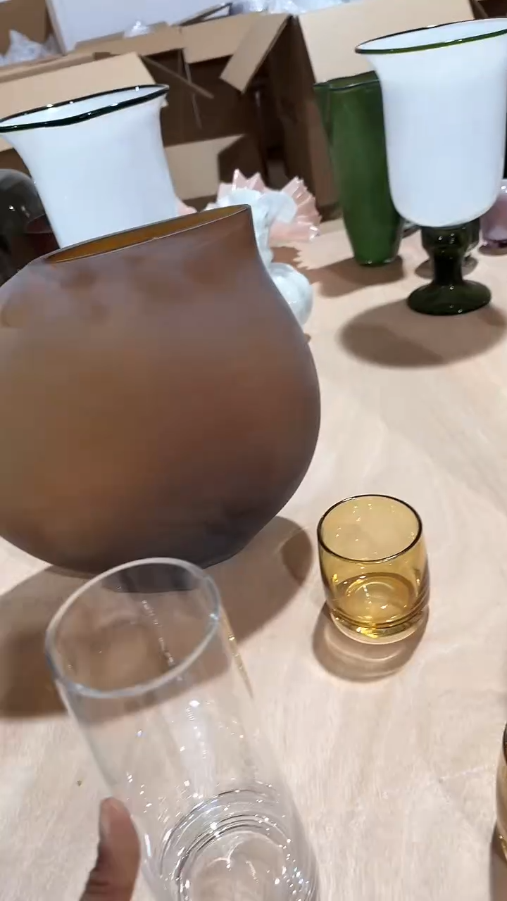 【闪购商品】玻璃琥珀磨砂微瑕