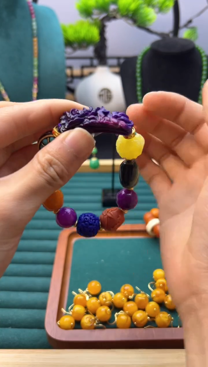 【闪购商品】苏纪石（舒俱来）手链14K金镶嵌S06