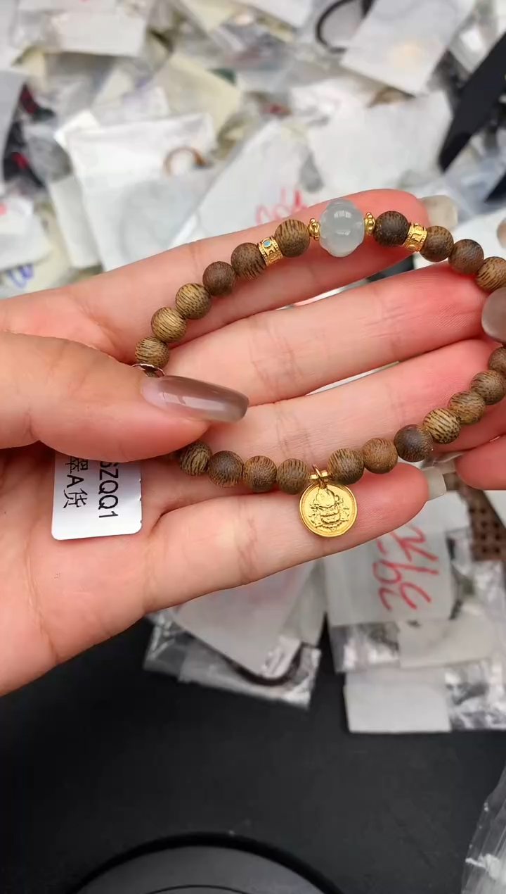 银S925镶嵌挂件翡翠—