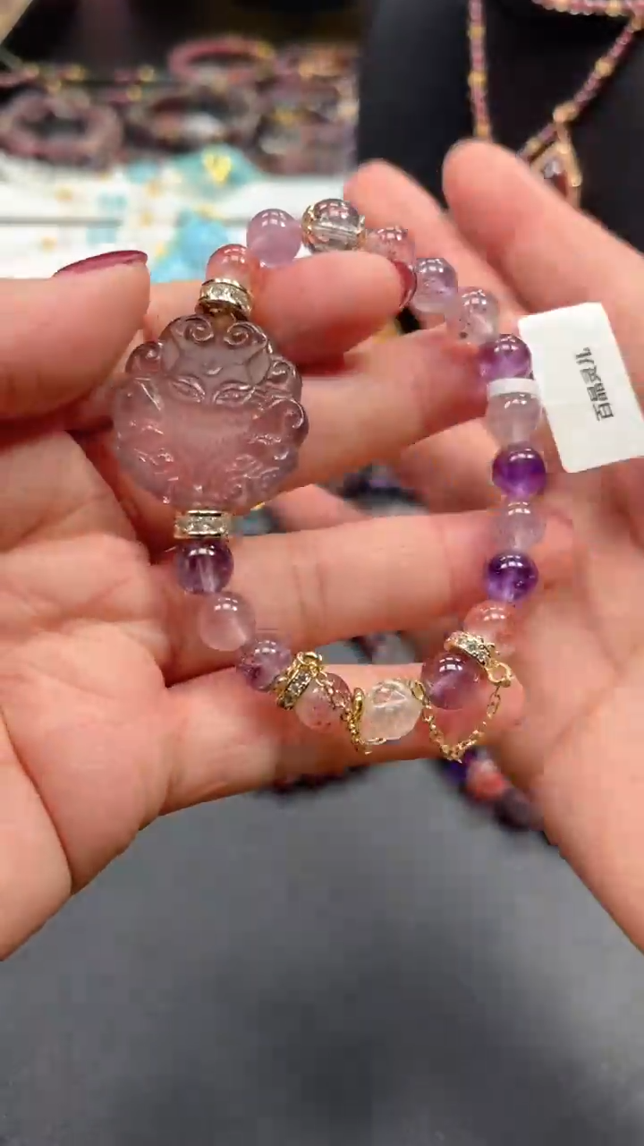 【闪购商品】水晶颈饰未镶嵌【百晶灵儿】天然定制款