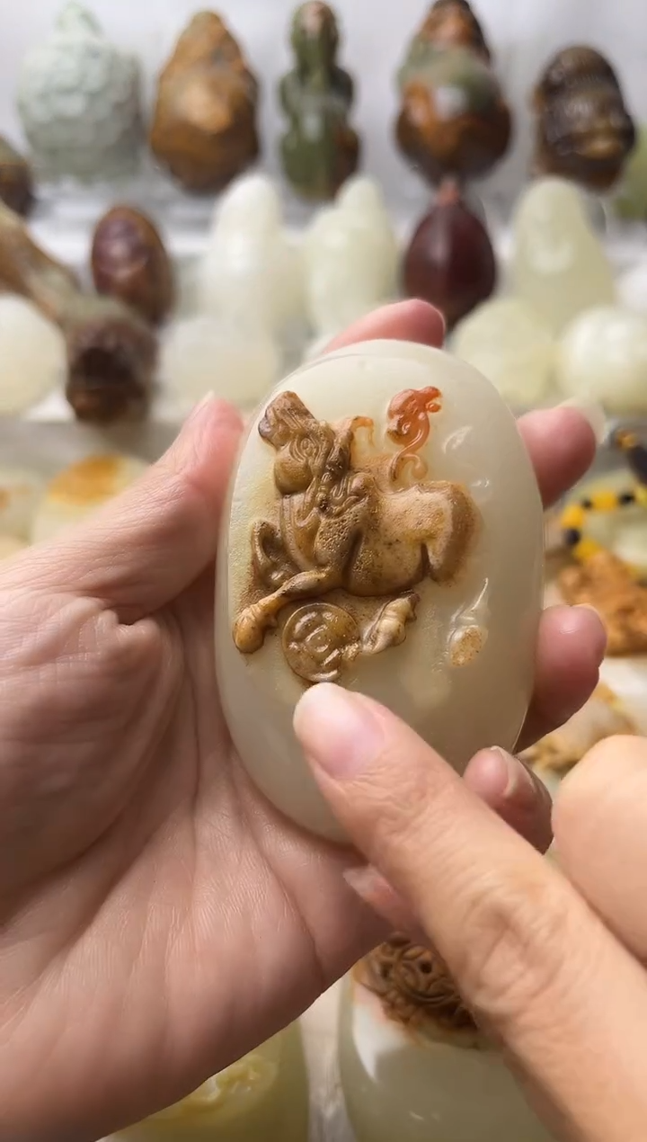 石材方解石棉纹正常不退换牛