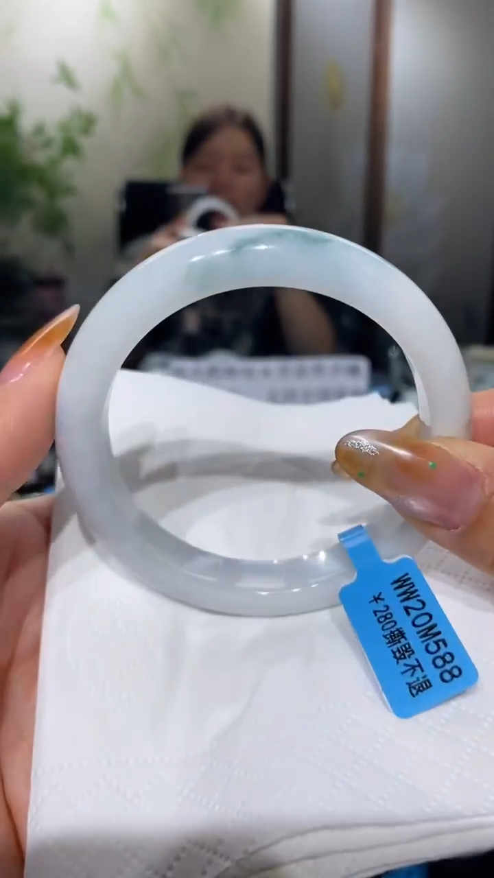 未镶嵌手镯翡翠圈口58.6