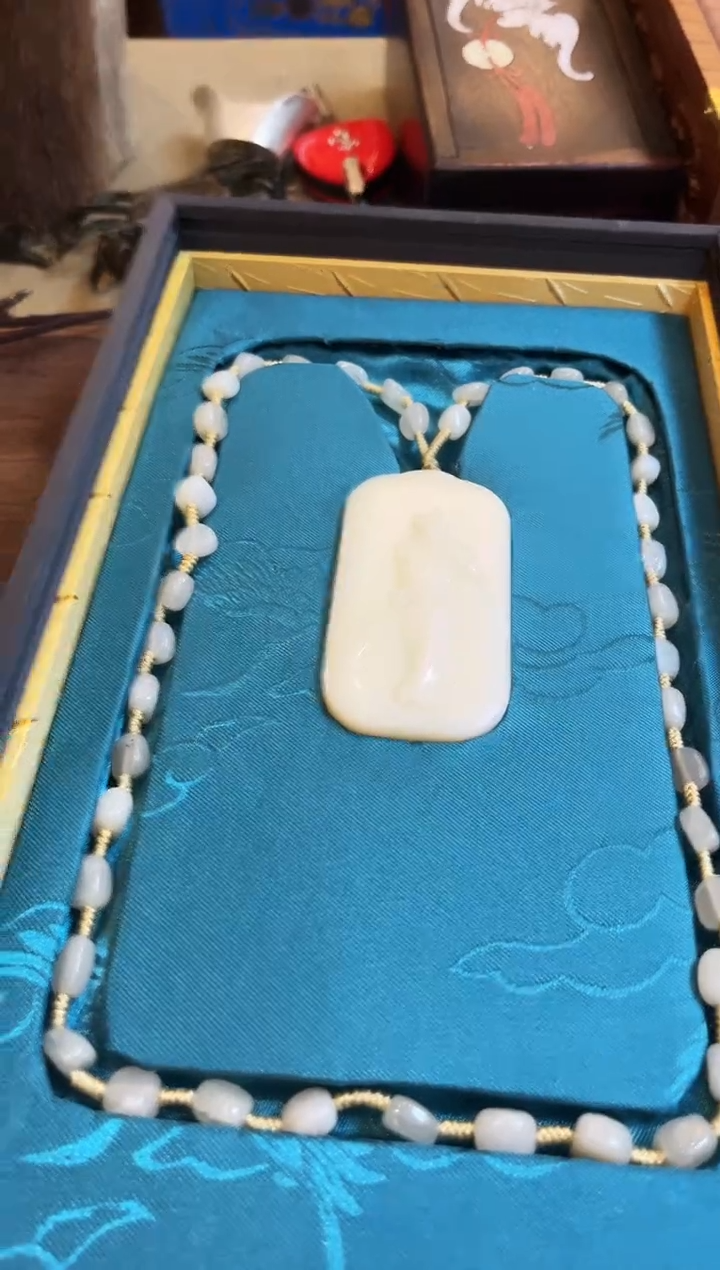 【闪购商品】和田玉玉牌未镶嵌和田玉玉牌关羽