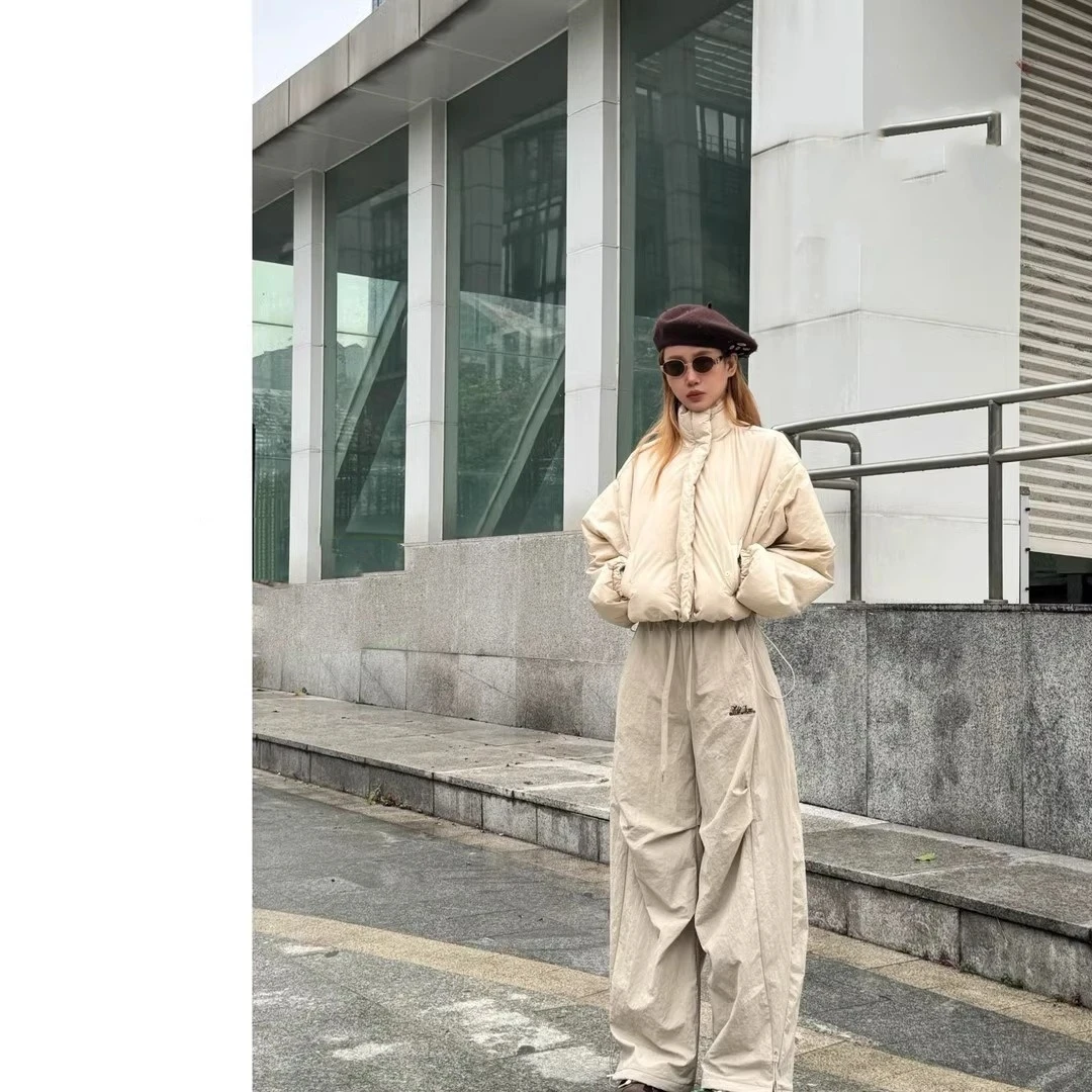 小个子面包服棉衣棉服女2025冬季新款韩系立领百搭短款外套