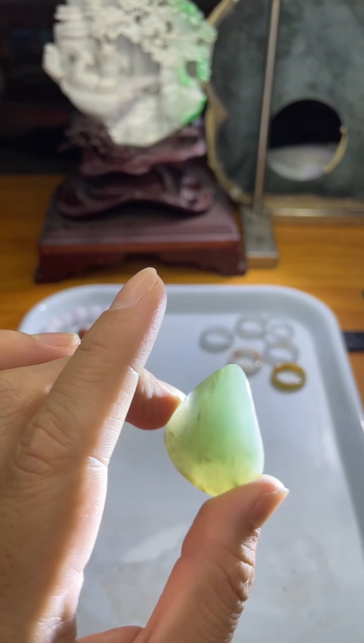 未镶嵌挂件翡翠 天然缅甸翡翠A货