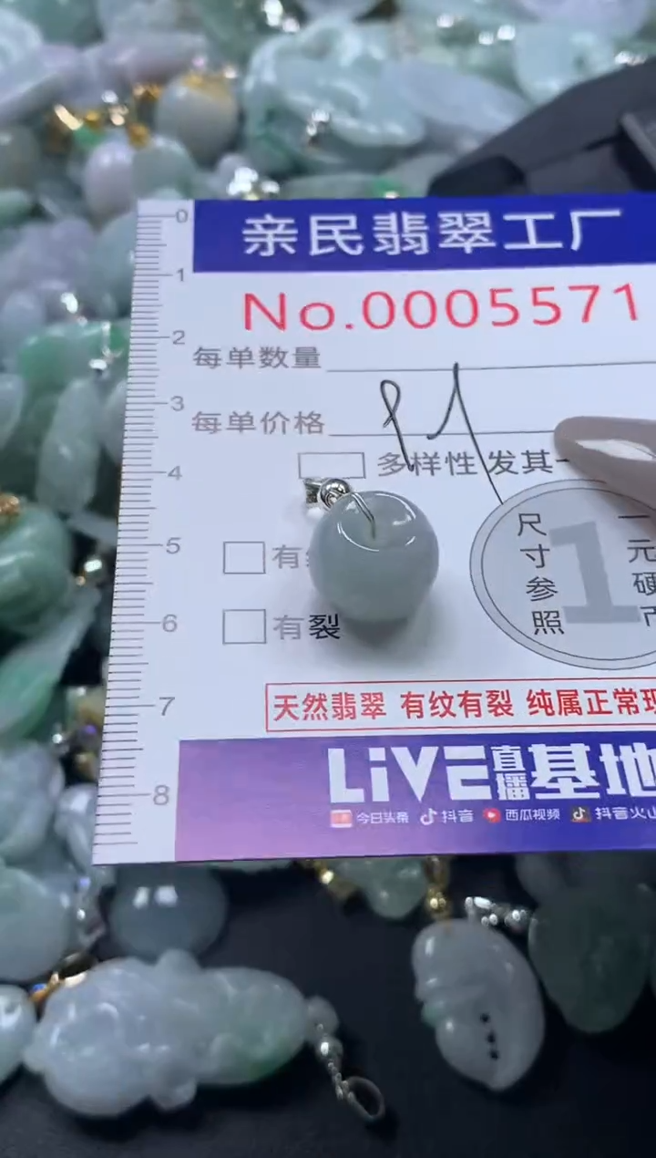 颈饰未镶嵌翡翠5571