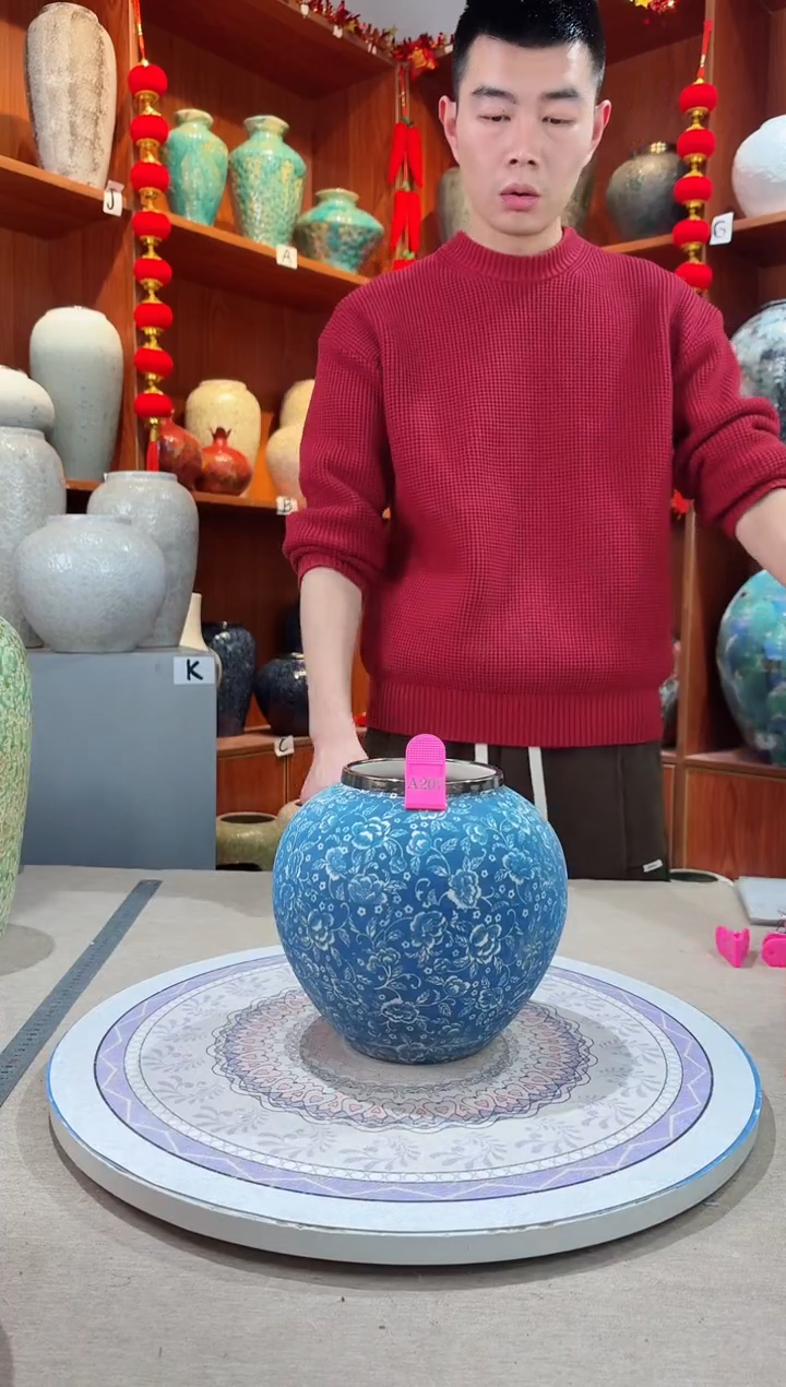 【闪购商品】瓶瑕疵陶瓷花瓶 无花 a207