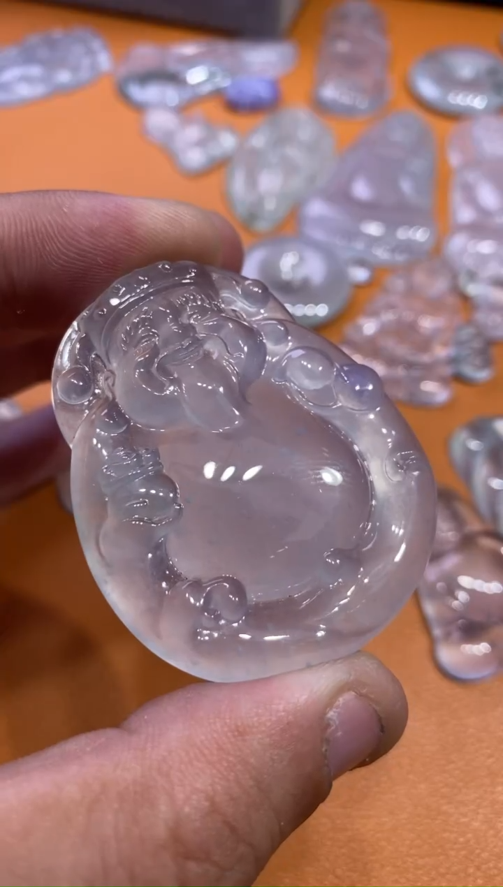 【闪购商品】翡翠吊坠(不含链)未镶嵌财神33500