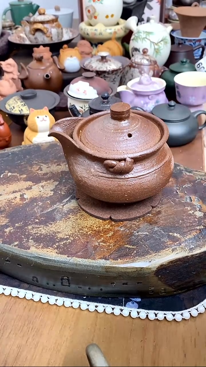 【茶瓷物语】手工手绘宝瓶017