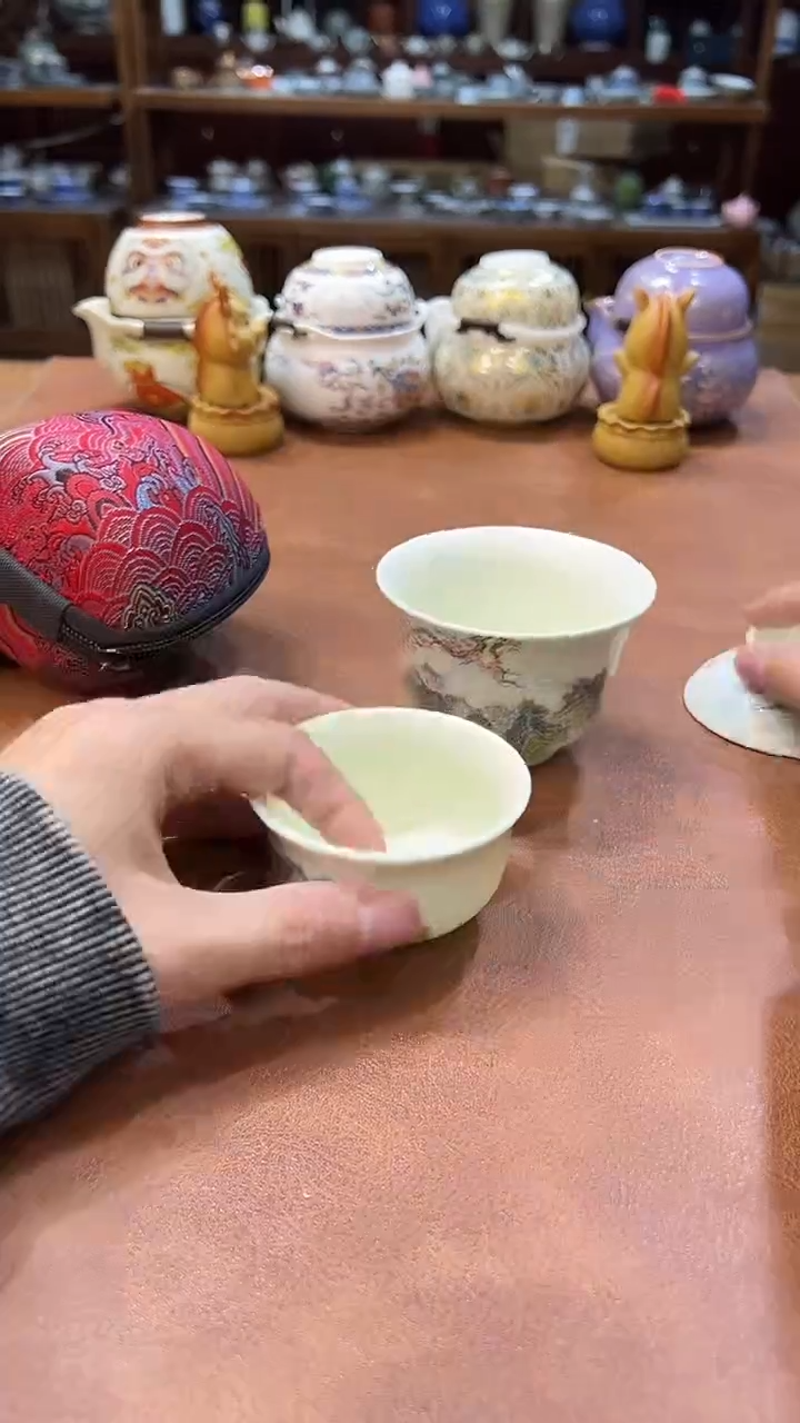 真的很便宜会开片的旅行茶具11