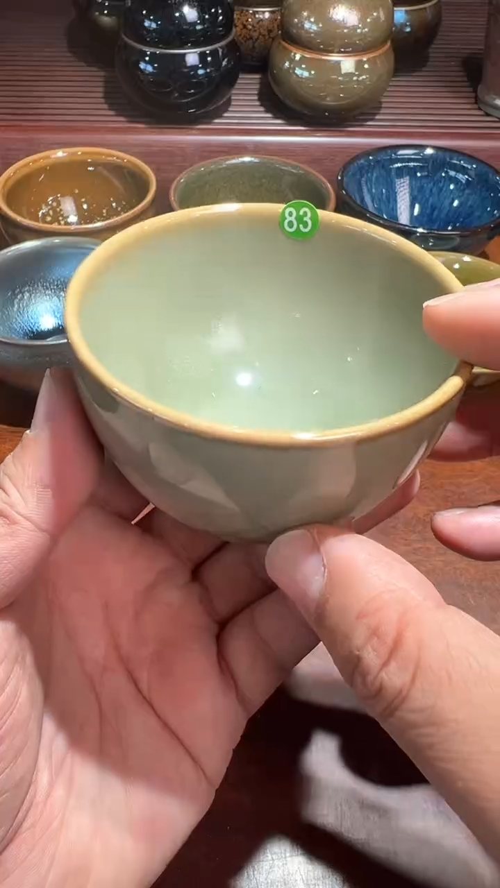 【闪购商品】茶盏83龙窑柴烧主人杯。。。