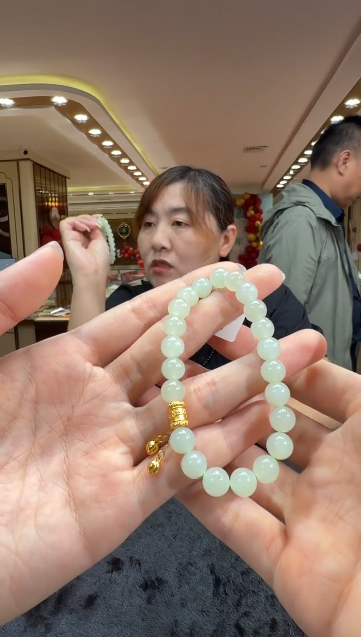 和田玉未镶嵌颈饰手串7-8（多样性发一）