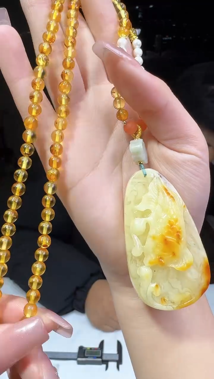 【闪购商品】蜜蜡颈饰未镶嵌多样性发一件 752