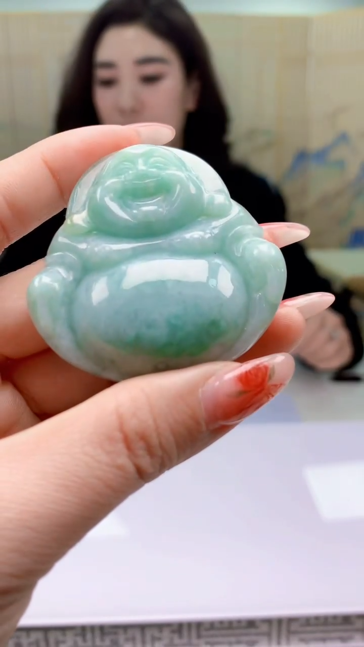 【闪购商品】定制翡翠未镶嵌4829ty-毛货挂件45