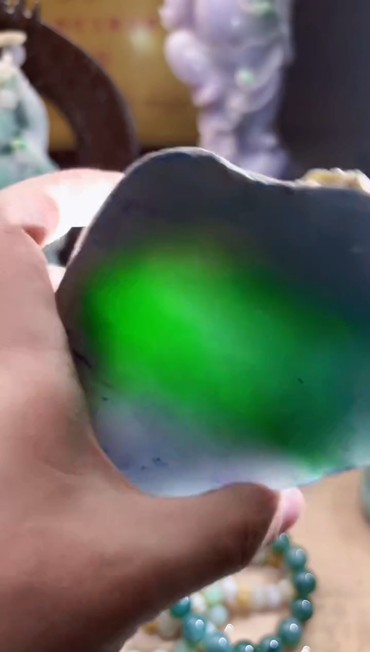 未镶嵌挂件翡翠A货张麦9532