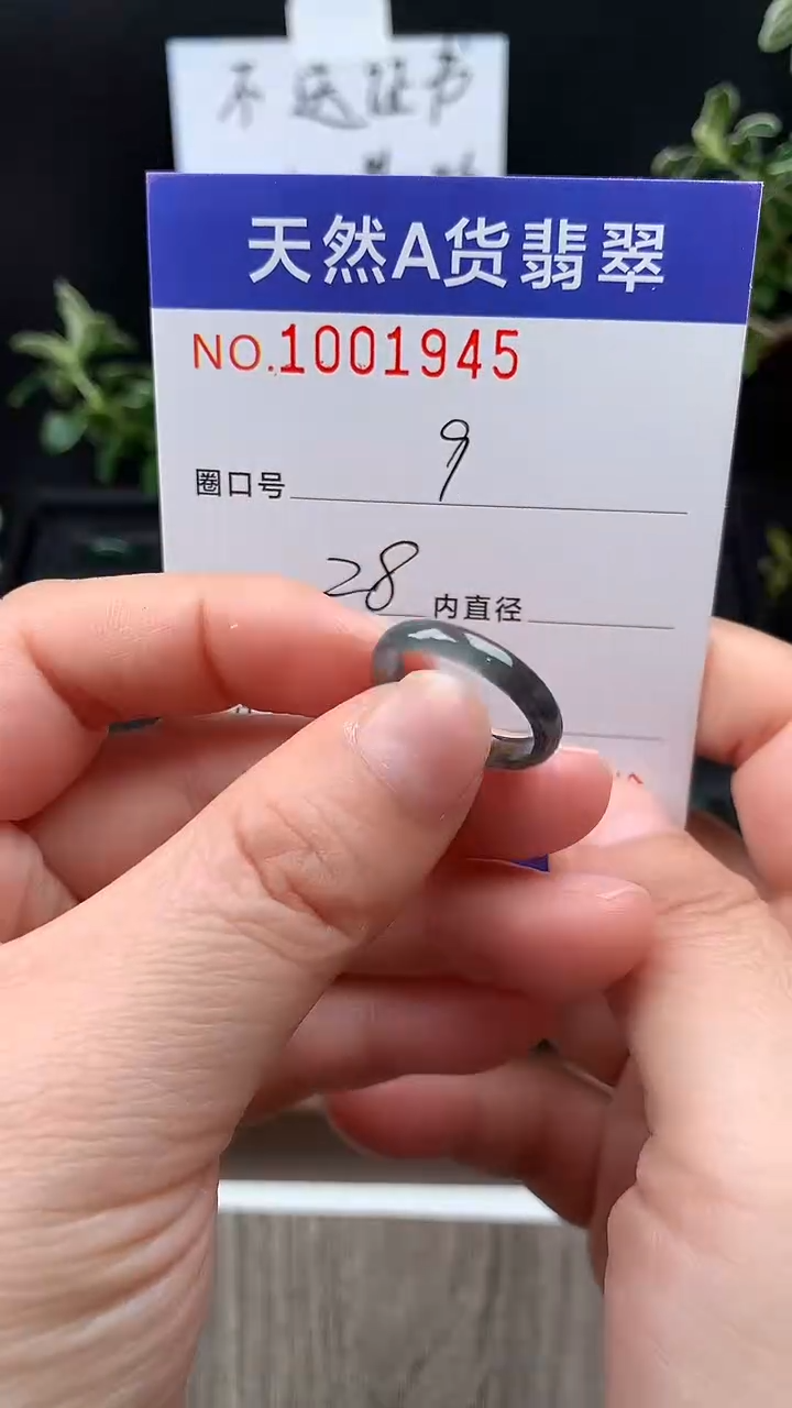 未镶嵌戒指翡翠9#