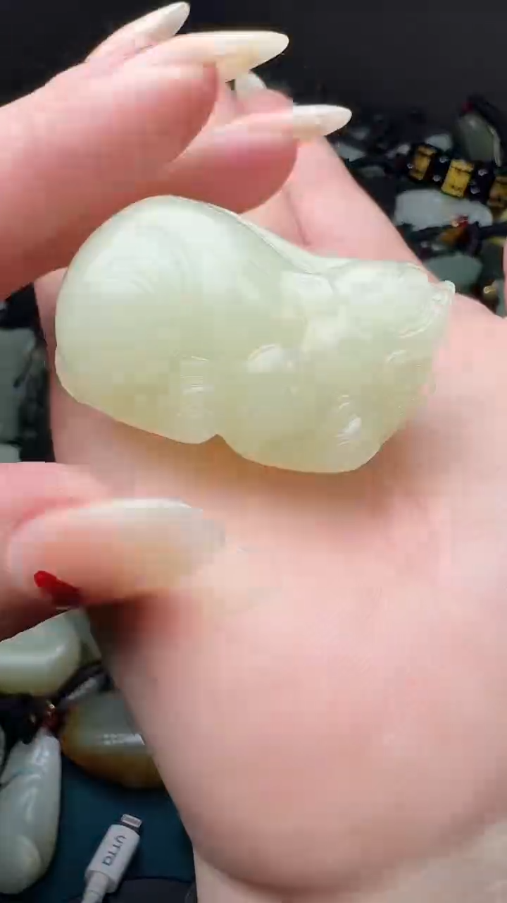 和田玉未镶嵌颈饰1