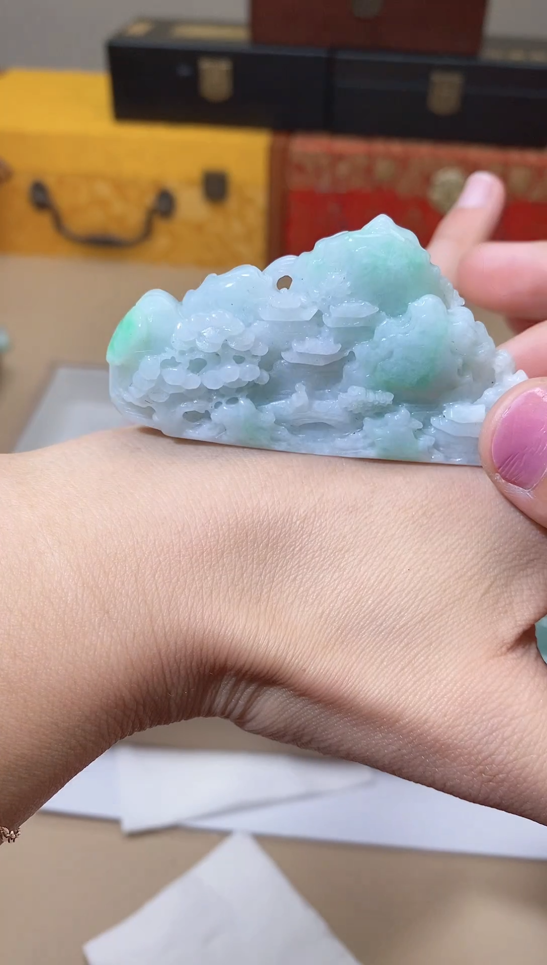 【闪购商品】翡翠颈饰未镶嵌天然A货翡翠