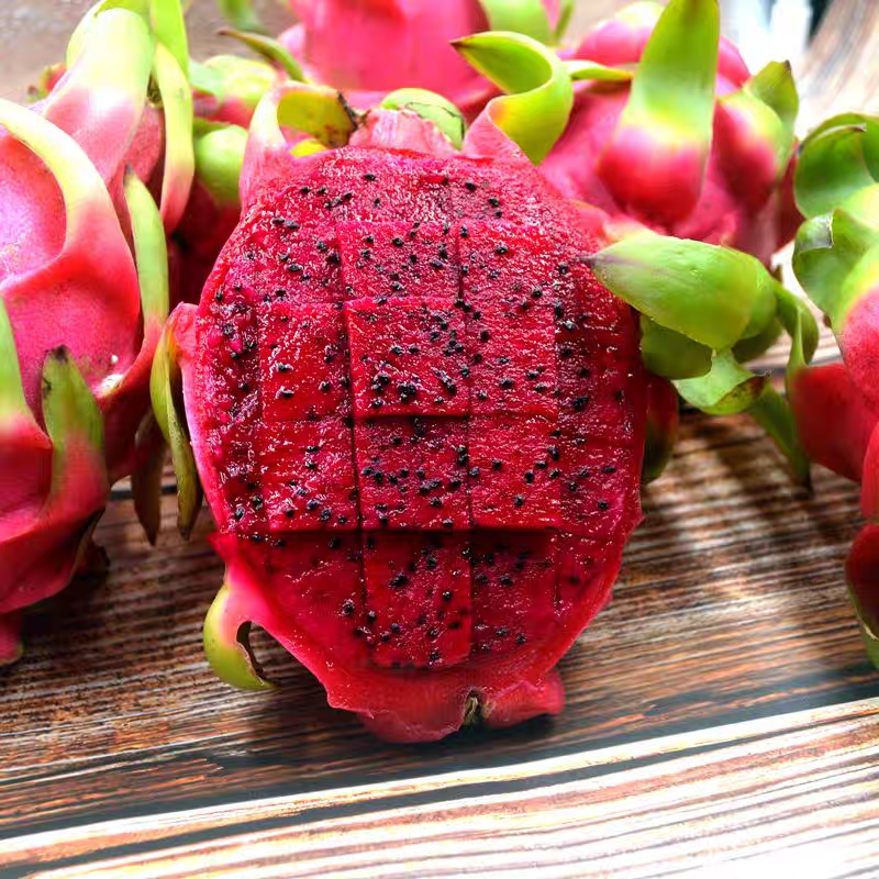 【密宝红心火龙果】红心火龙果单果6两左右果肉鲜嫩多汁一箱约四斤新鲜广西壮族自治区