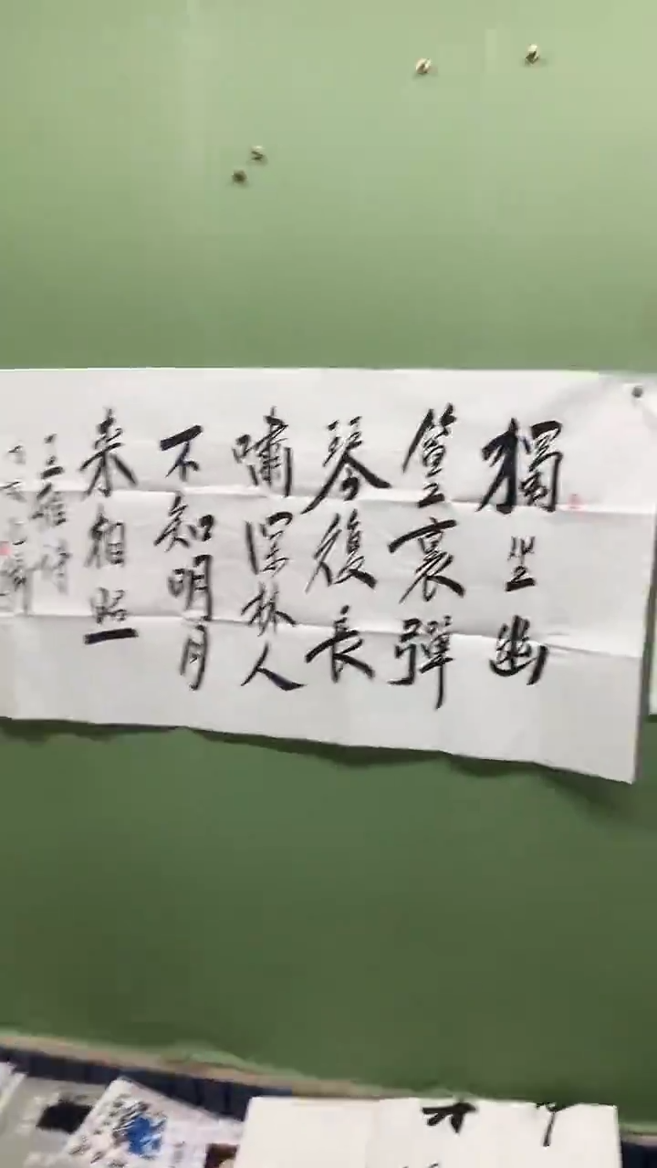 横款精品四尺书法，独坐