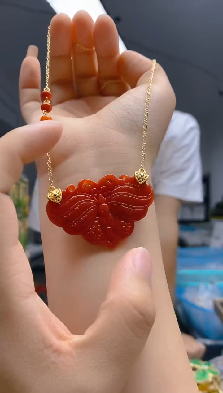 【闪购商品】翡翠耳饰合金189翡翠锁骨链