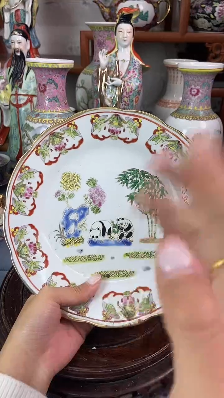 瓷片微瑕慎拍景德镇窑老厂瓷器单件
