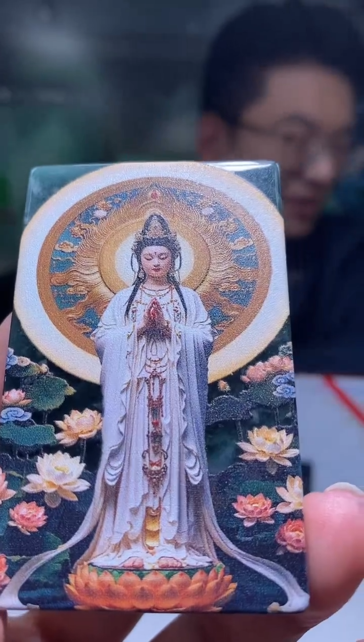 未镶嵌定制翡翠KK翡翠毛货吊坠-14