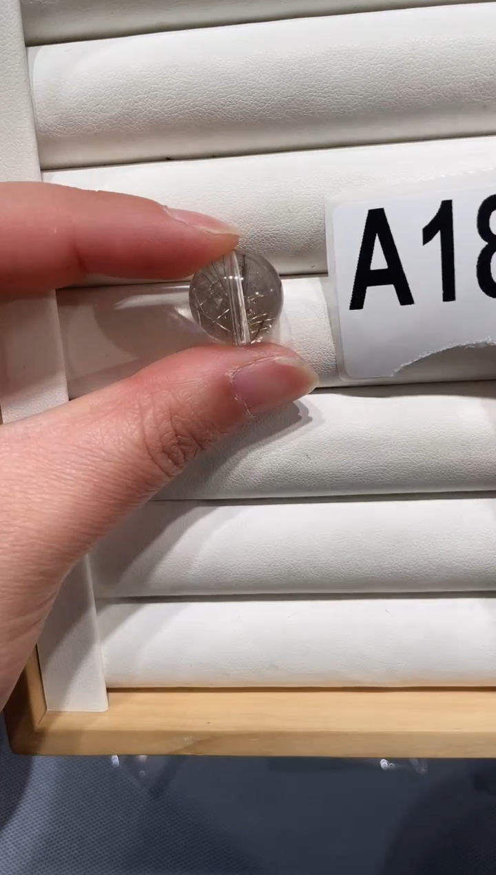 未镶嵌手链水晶A182 银发 单珠 15+